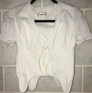 Danielle Guizio Corset Top in Wind